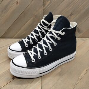 Converse Chuck Taylor All Star Hi Lift Platform Sneakers Womens Size 7.5‎ Shoes